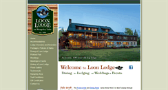 Desktop Screenshot of loonlodgeme.com