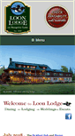 Mobile Screenshot of loonlodgeme.com